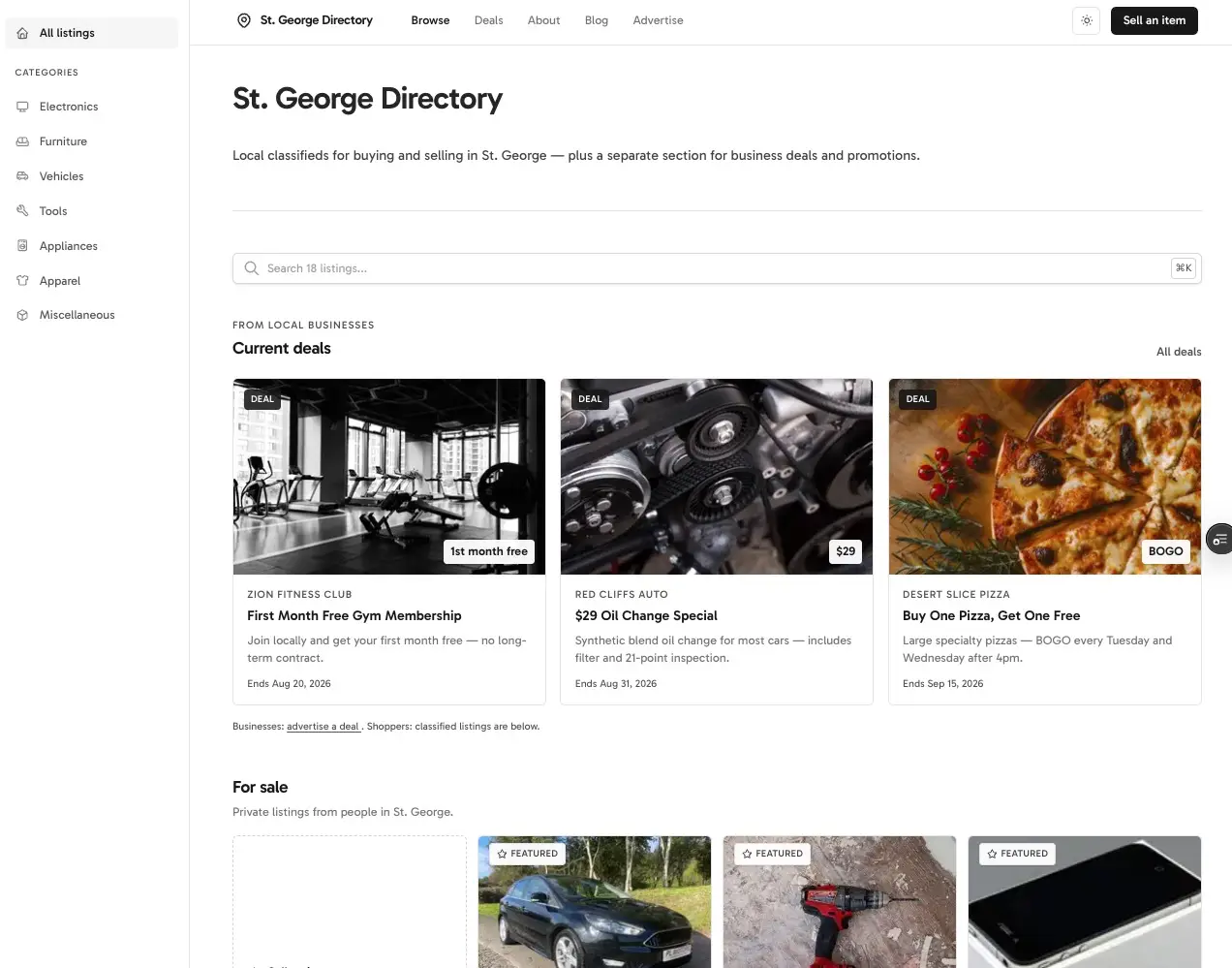 St. George Directory preview